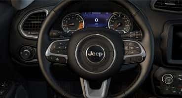 2021 Jeep Renegade in St. Louis Interior steering wheel and dash