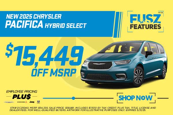 New 2025 Chrysler Pacifica Hybrid SELECT