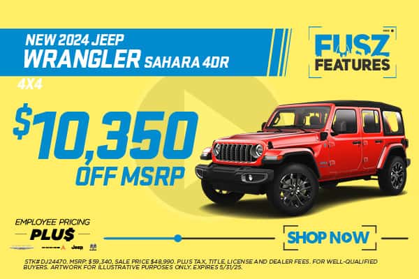 New 2024 Jeep Wrangler SAHARA 4DR 4x4