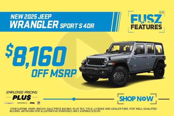 New 2025 Jeep Wrangler SPORT S 4DR 