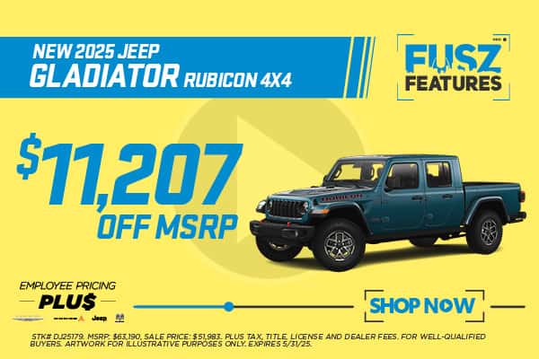 New 2025 Jeep GLADIATOR RUBICON 4x4