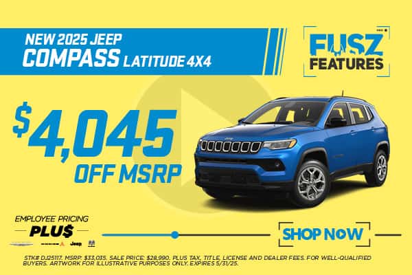 New 2025 Jeep COMPASS LATITUDE 4x4 
