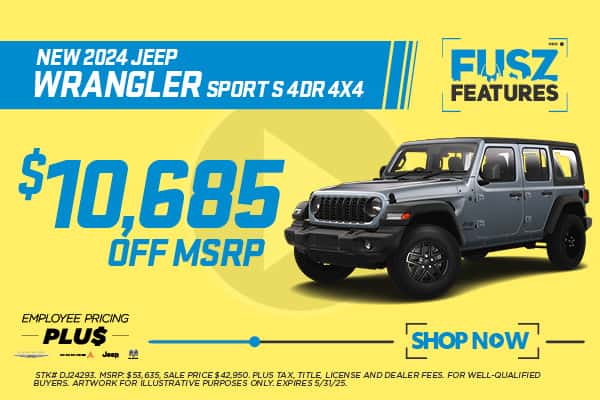 New 2024 Jeep Wrangler SPORT S 4DR 4x4