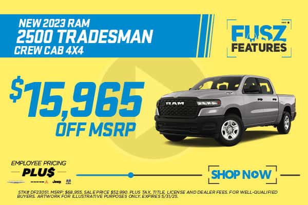 New 2023 Ram 2500 TRADESMAN CREW CAB 4X4
