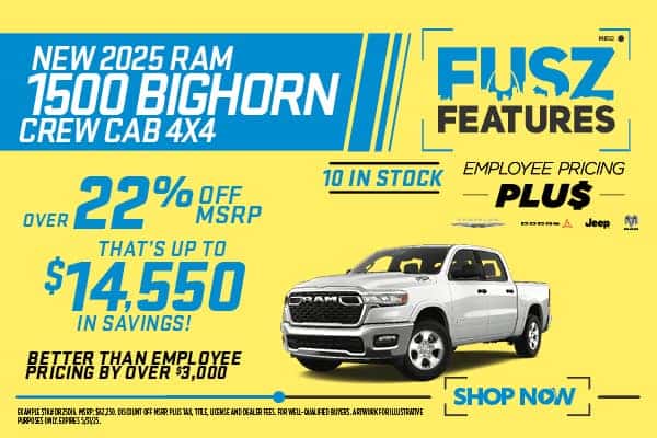  New 2025 Ram 1500 BIGHORN CREW CAB 4X4 
