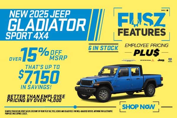New 2025 Jeep GLADIATOR SPORT 4x4 