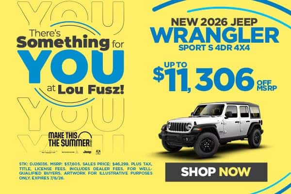 NEW 2026 JEEP WRANGLER SPORT S 4DR 4X4
