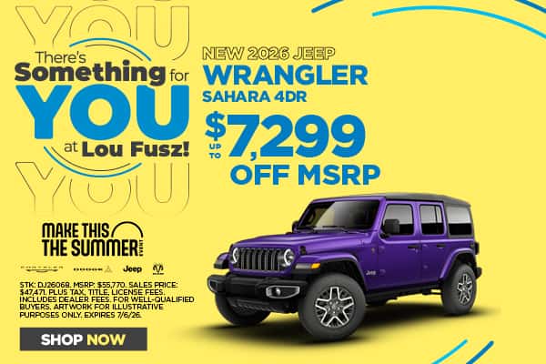 NEW 2026 WRANGLER SAHARA 4DR
