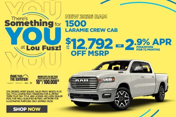 NEW 2026 RAM 1500 LARAMIE CREW CAB 4X4