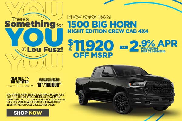 NEW 2026 RAM 1500 BIG HORN NIGHT EDITION CREW CAB 4X4