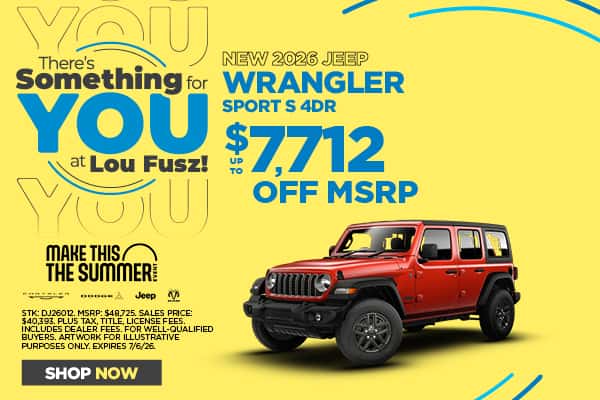 NEW 2026 JEEP WRANGLER SPORT S 4DR