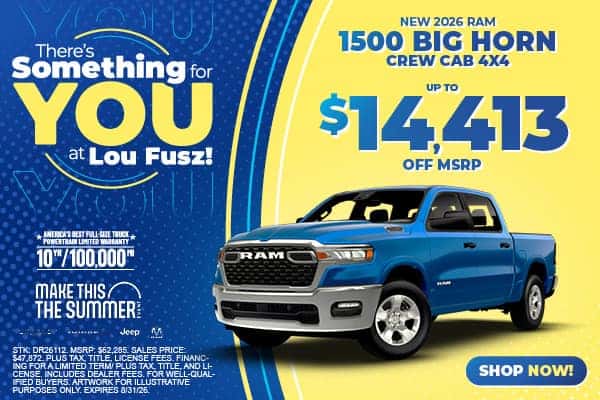 NEW 2026 RAM 1500 BIG HORN CREW CAB 4X4
