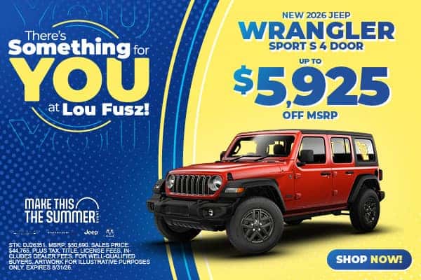 NEW 2026 JEEP WRANGLER SPORT S 4 DOOR