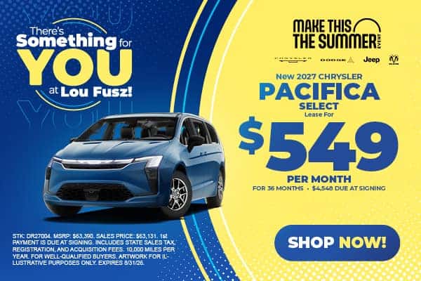NEW 2027 CHRYSLER PACIFICA SELECT