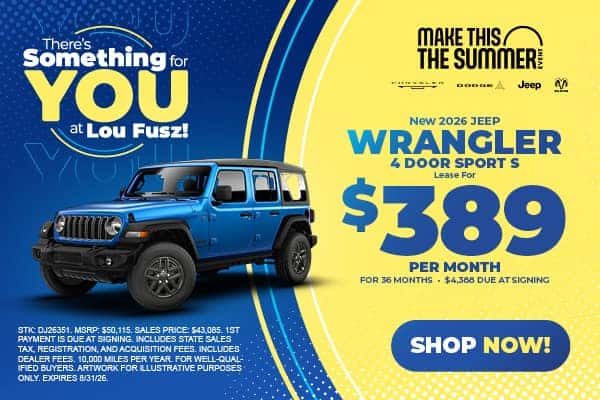 NEW 2026 JEEP WRANGLER 4 DOOR SPORT S
