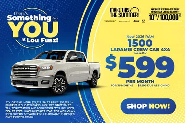 NEW 2026 RAM 1500 LARAMIE CREW CAB 4X4