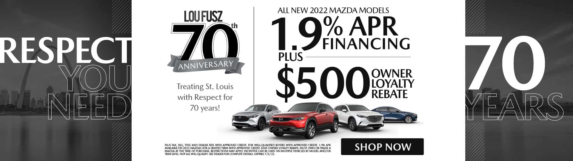 ALL NEW 2022 MAZDA MODELS 1.9% APR AVAILABLE