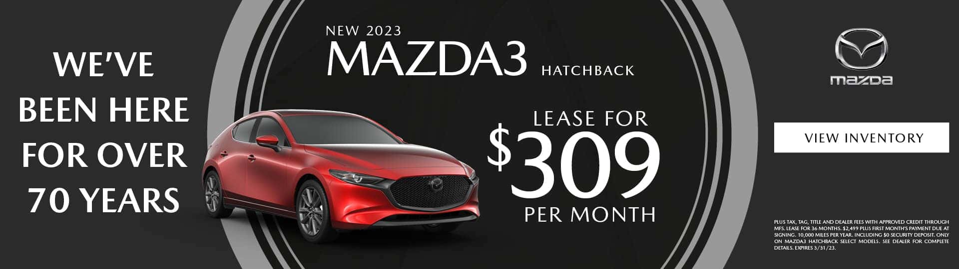 NEW 2023 MAZDA3 HATCHBACK