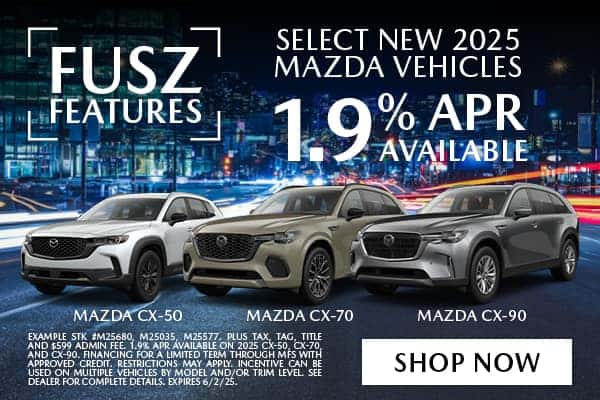 SELECT NEW 2025 MAZDA VEHICLE