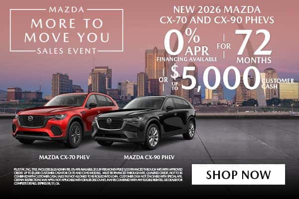 NEW 2026 MAZDA CX-70 AND CX-90 PHEVs