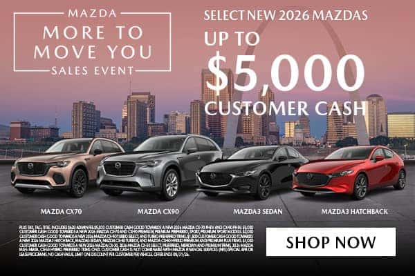 SELECT NEW 2026 MAZDAS