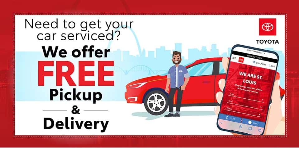 Need to get your car serviced? we offer FREE Pickup & Delivery