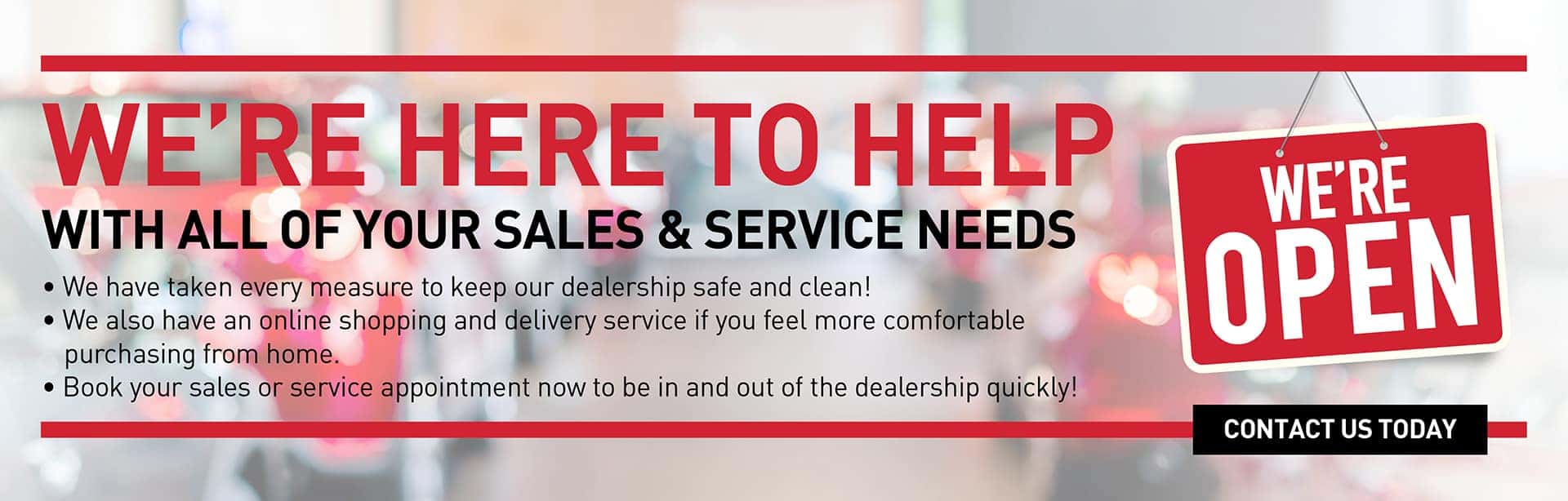We're here to help