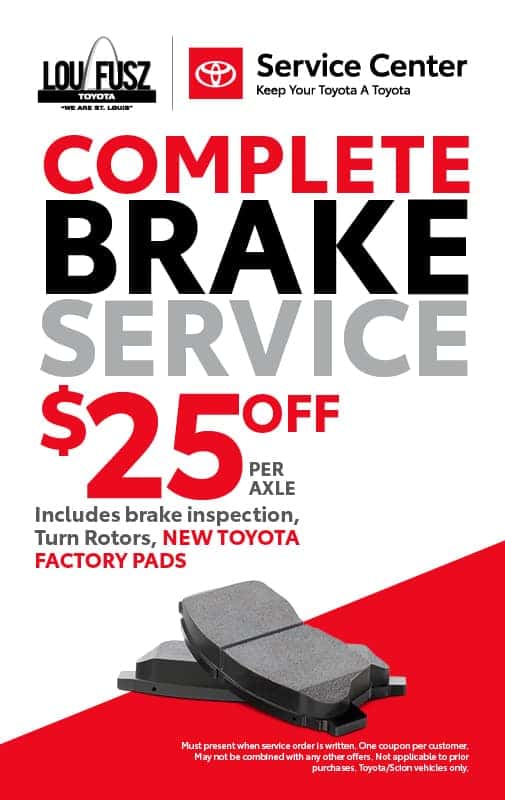 Service Specials & Coupons | Lou Fusz Toyota
