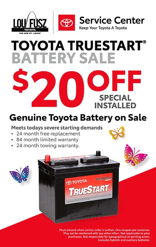 Service Specials & Coupons | Lou Fusz Toyota