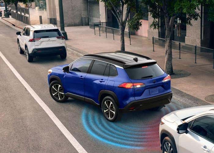 2025 Toyota Corolla Cross Safety Features – Toyota Safety Sense 3.0 with Automatic Emergency Braking, Lane Departure Alert, and Adaptive Cruise Control for Sale Near St. Louis
