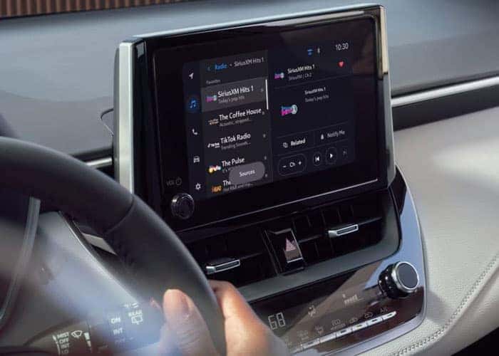 2025 Toyota  Corolla Hatchback Technology – 8-Inch Touchscreen, Wireless Apple CarPlay, JBL Audio, and Digital Gauge Cluster