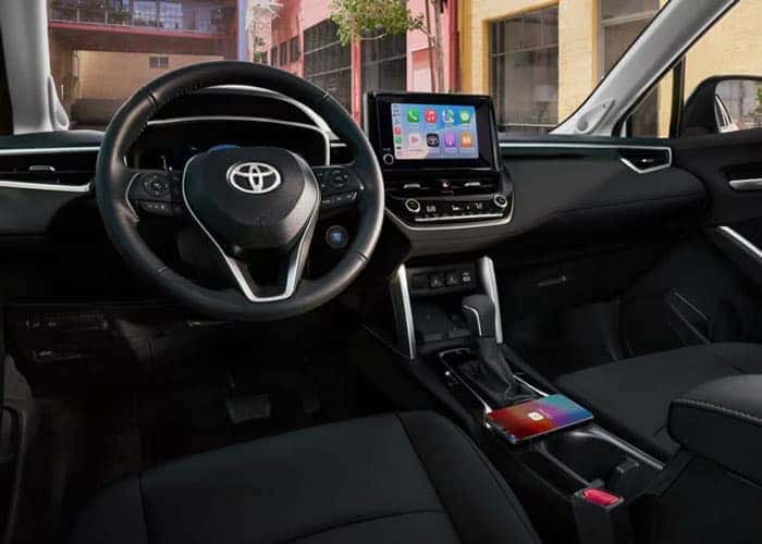 2025 Toyota Corolla Cross Technology Features – 8-Inch Touchscreen with Wireless Apple CarPlay, Android Auto, and Premium Interior Amenities for Sale Near St. Louis