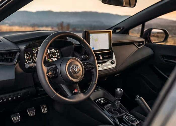 2025 Toyota GR Corolla Technology – 8-Inch Touchscreen, Wireless Apple CarPlay, JBL Audio, and Digital Gauge Cluster