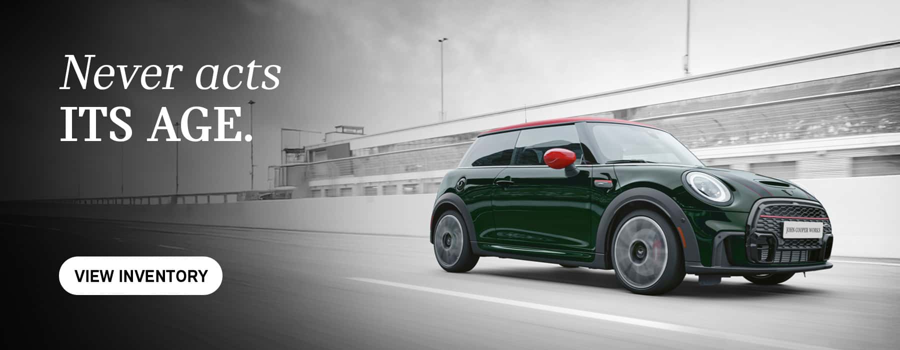 JCW driving.