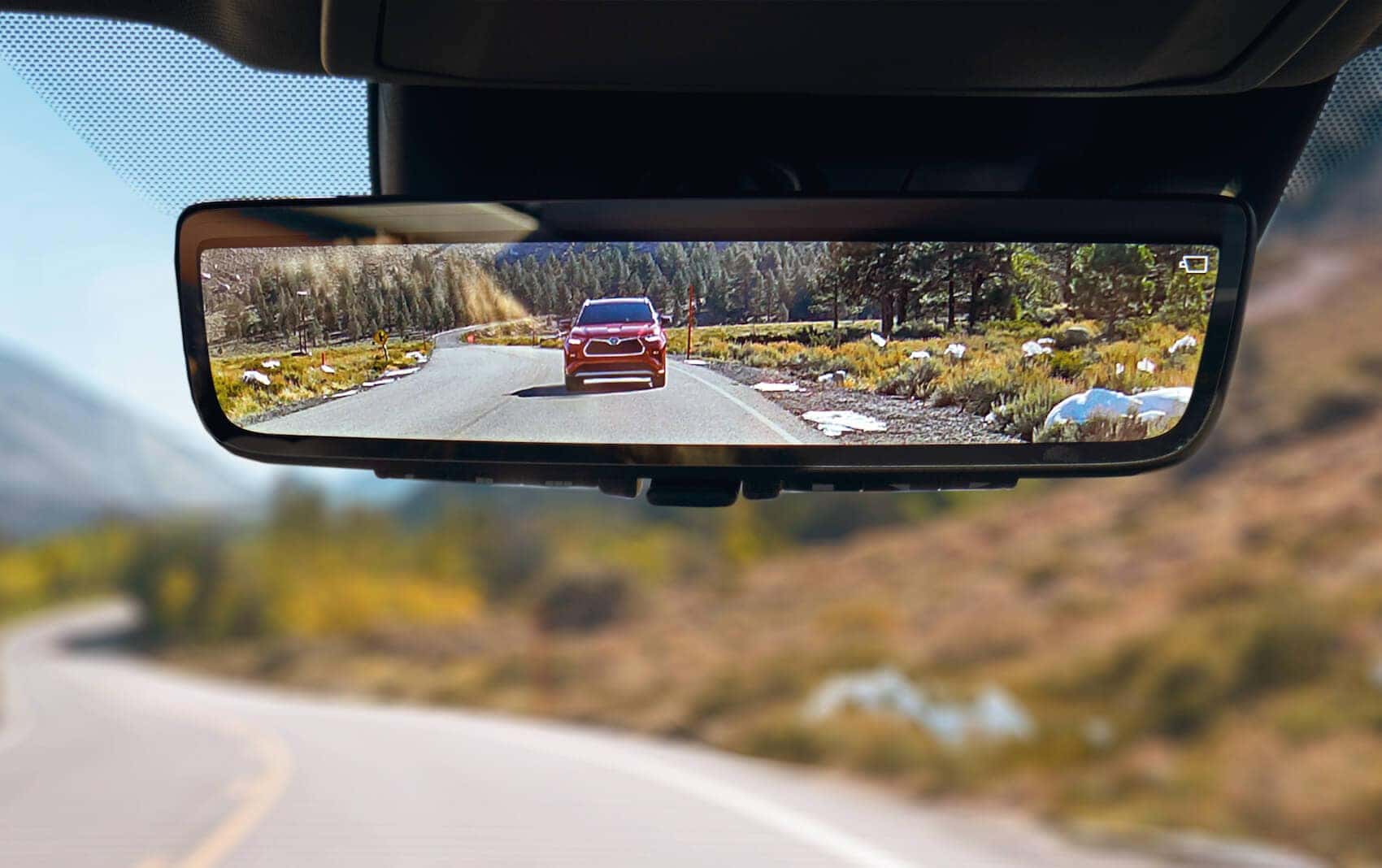 2020 Toyota Highlander rearview mirror