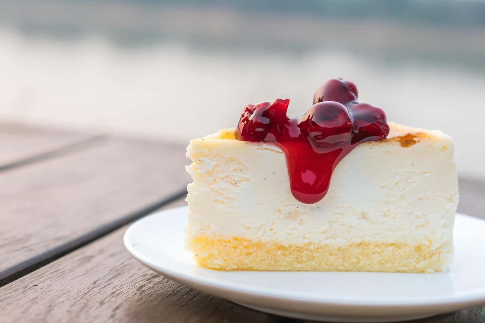 cheesecake on the beach
