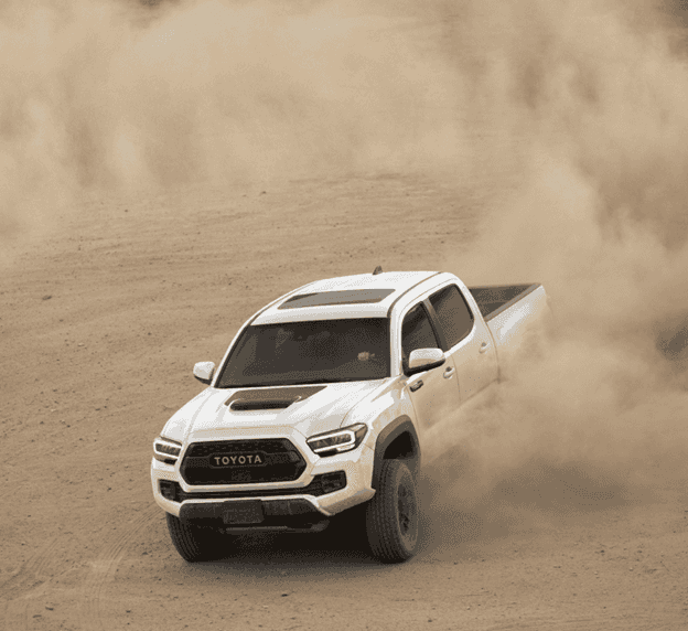 Dirt paths are no match for the Tacoma