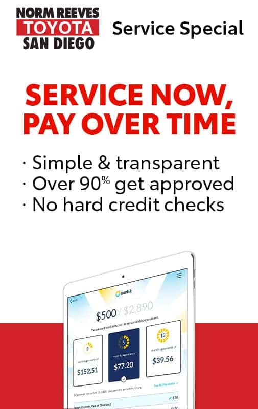 Toyota Service Specials San Diego, CA | Norm Reeves Toyota San Diego