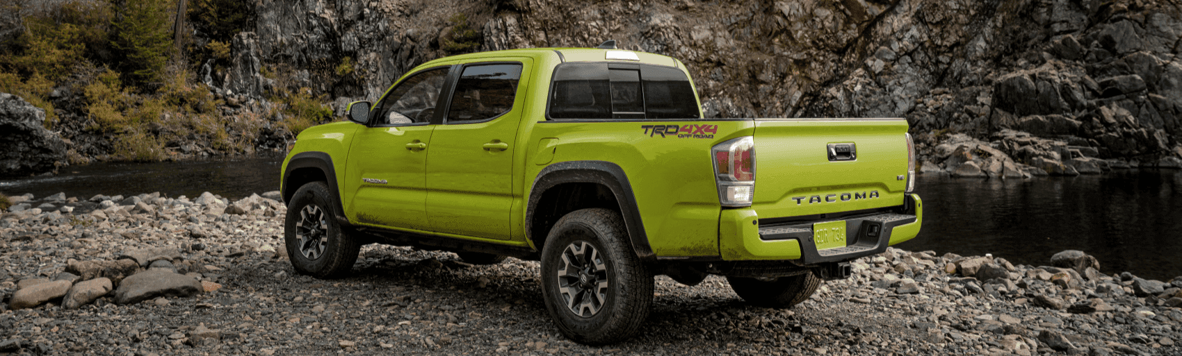 2023 Toyota Tacoma Off-Roading Green