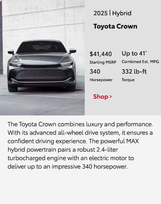 2025 Crown Hybrid Model