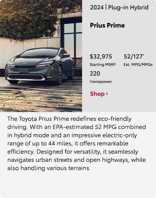 2024 Prius Prime Plug-In Hybrid