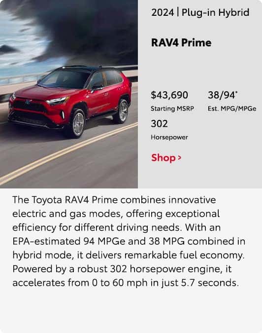 2024 RAV4 Prime Plug-In Hybrid