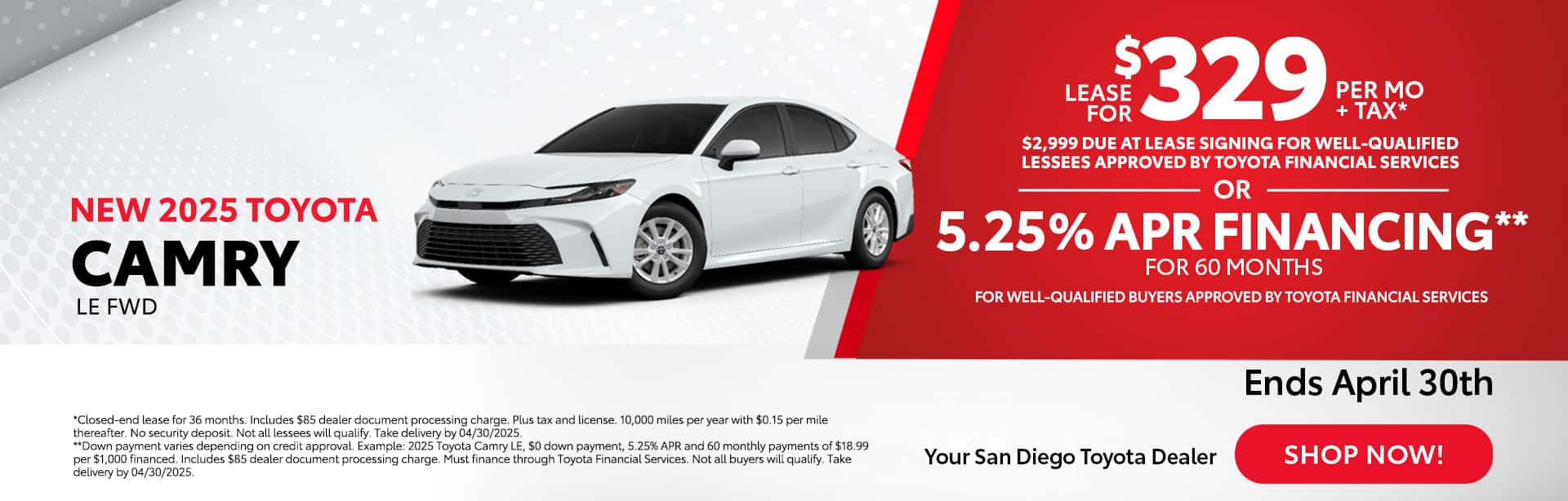 NormReevesToyotaSanDiego_Slide_Incentive_Desktop_1920x614_Camry