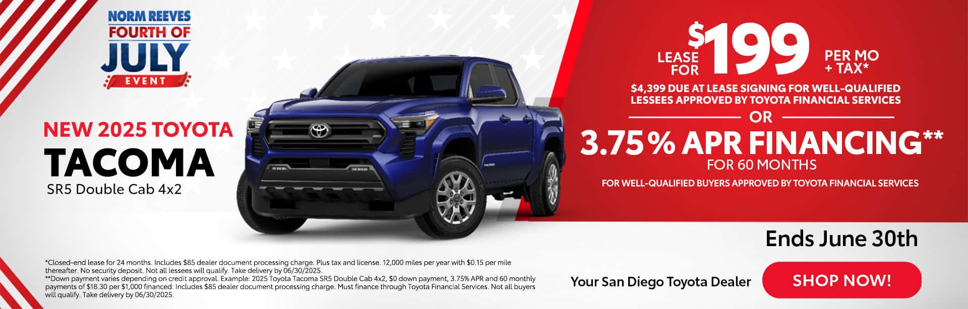 NormReevesToyotaSanDiego_Slide_Incentive_Desktop_1920x614_Tacoma_4th