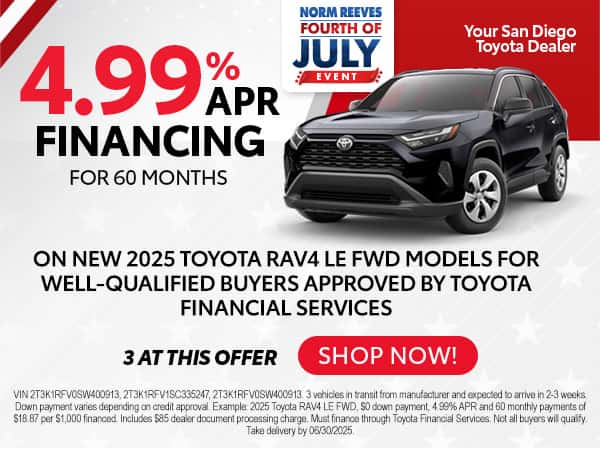 NormReevesToyotaSanDiego_Slide_Incentive_Mobile_600x450_APRRav4_4th