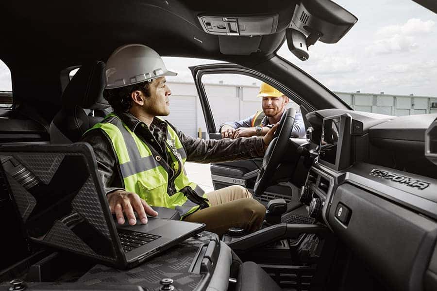 Workers in Toyota Commercial Vehicle