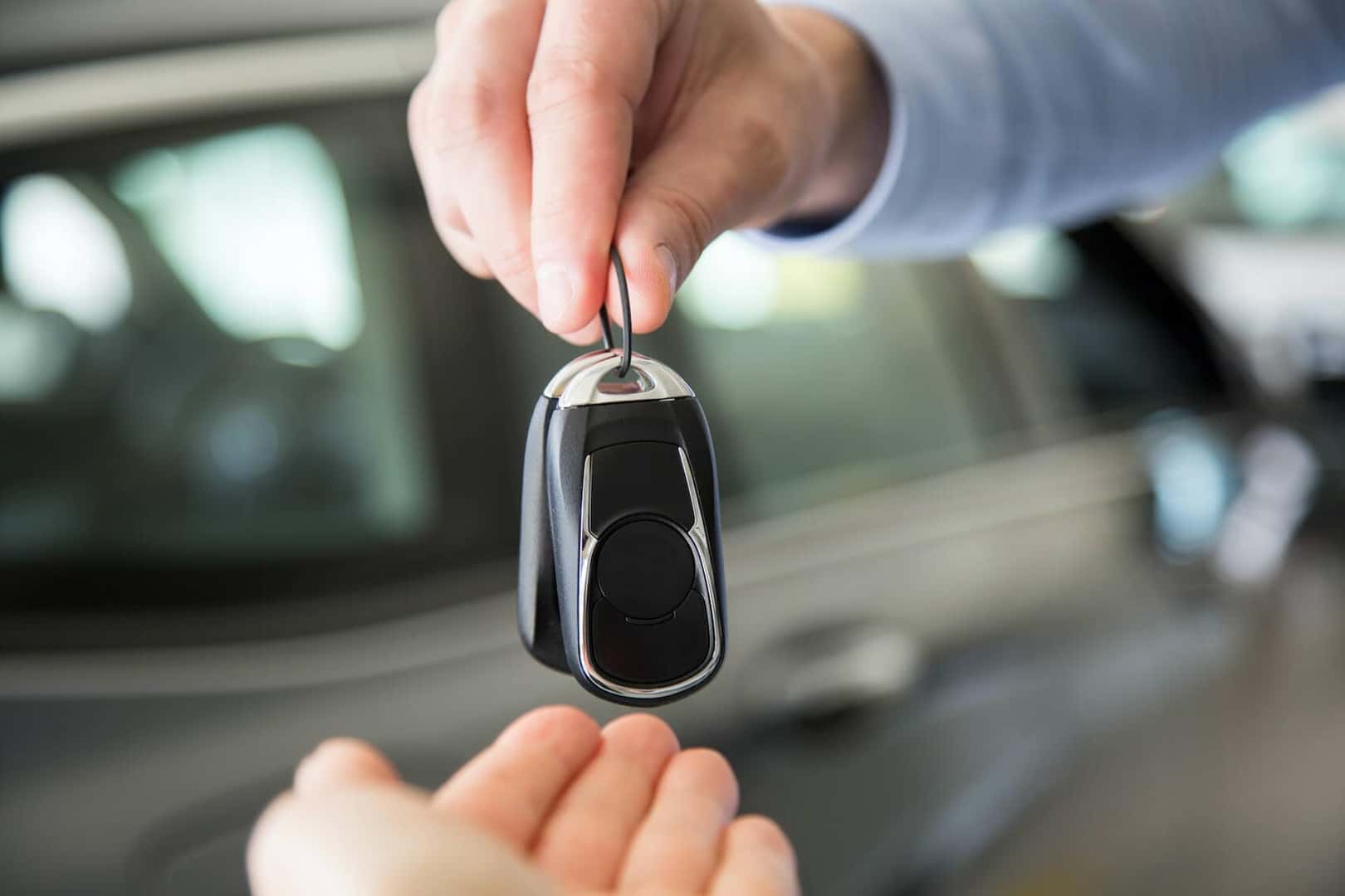 Handing over keys