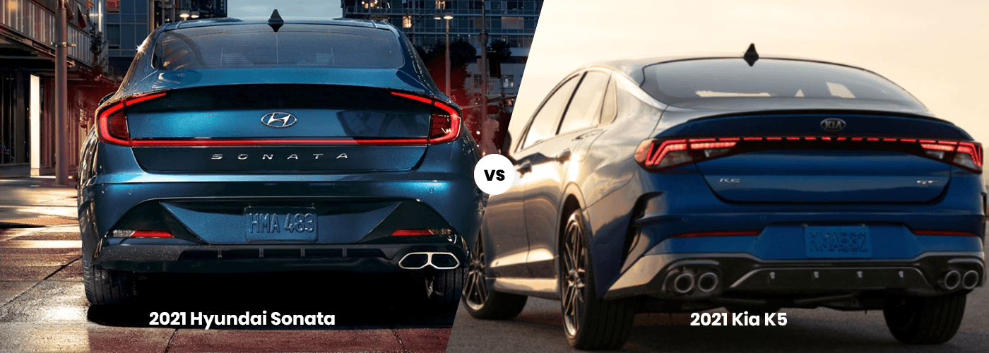 2021 Hyundai Sonata vs. 2020 Kia K5 North Freeway Hyundai