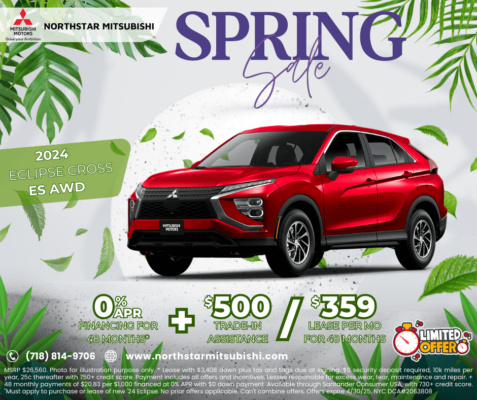 New 2024 Mitsubishi Eclipse Cross ES AWD Offers