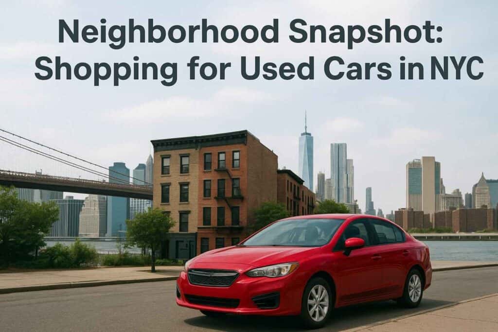 Neighborhood Snapshot: Shopping for Used Cars in NYC